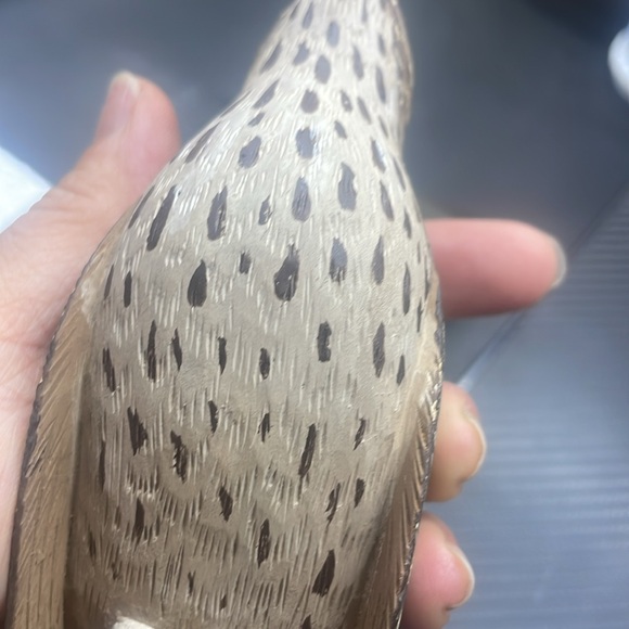 Hand Carved Hand Painted Fine Collection Wood Decoy Shore Bird Vintage - Picture 6 of 9